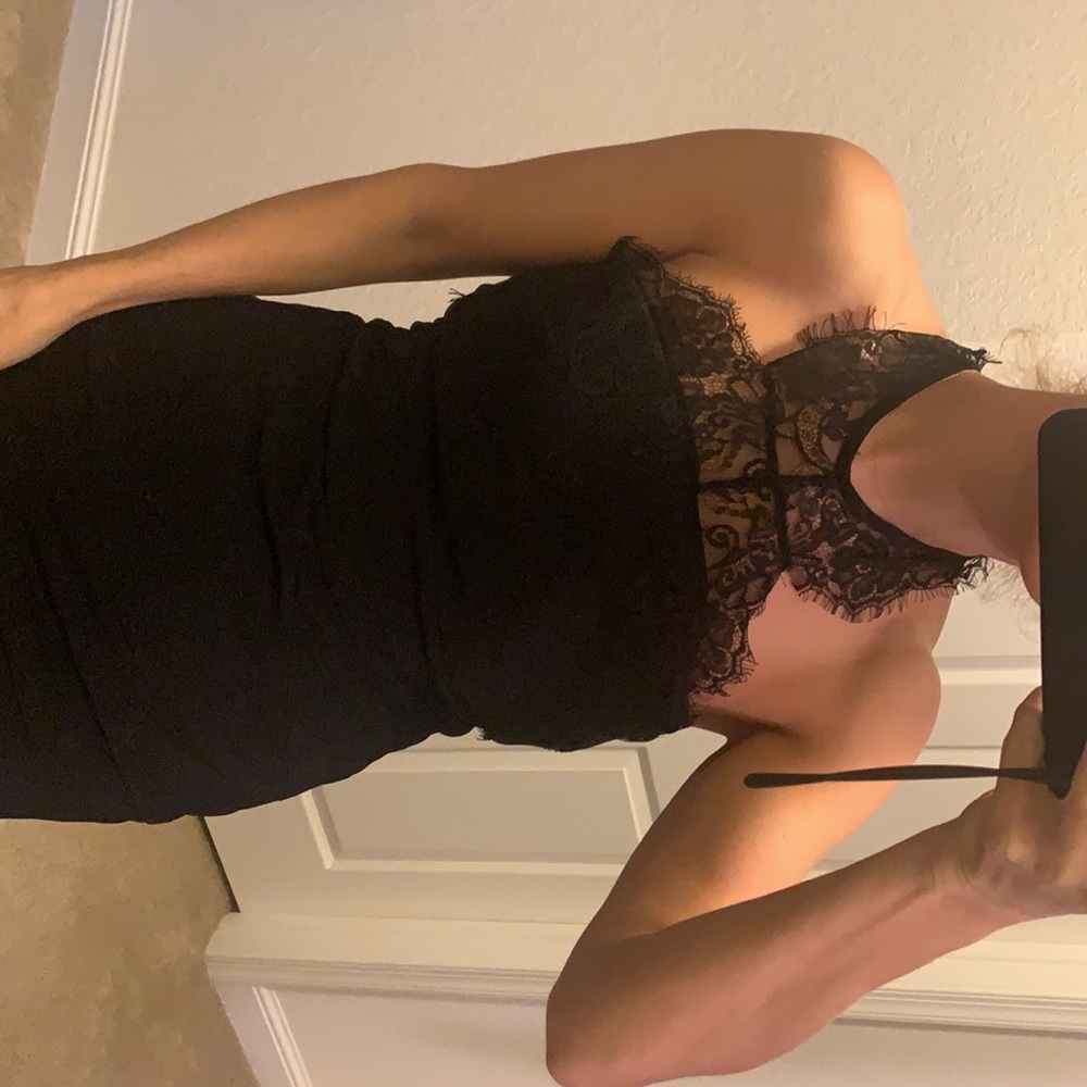 Little black dress beautiful for parties size L - Picture 5 of 17